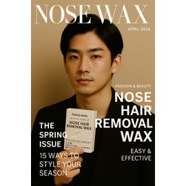 ST Works Nose Hair Wax, Hair Removal Kit, 15 Loads of Both Noses, Brazilian Wax with Stopper Included, Wax Removal for Men, Women, Nose Hair Treatment, Women, Nose Hair Removal, Home, Self-Hair