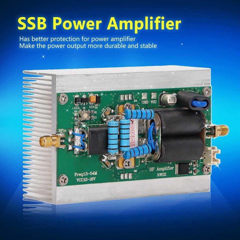 Linear HF Power Amplifier 1.5‑54MHz SSB Low Power Amplifier Board