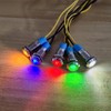 Kiligen 5pcs 8mm 110V-220VAC LED Waterproof Indicator Light Pilot Light