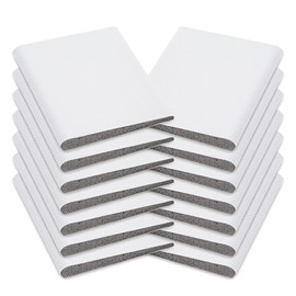 14pcs Corner Door Seal, Exterior Doors Corner, Weatherstrip Self-Adhesive Frame Draft Stopper, for Weather Protection Isolation Noise (White)