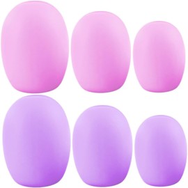 6piezas Protector De Brochas De Maquillaje De Reutilizable Funda Para Almacenamiento De Brochas Accesorios De Maquillaje