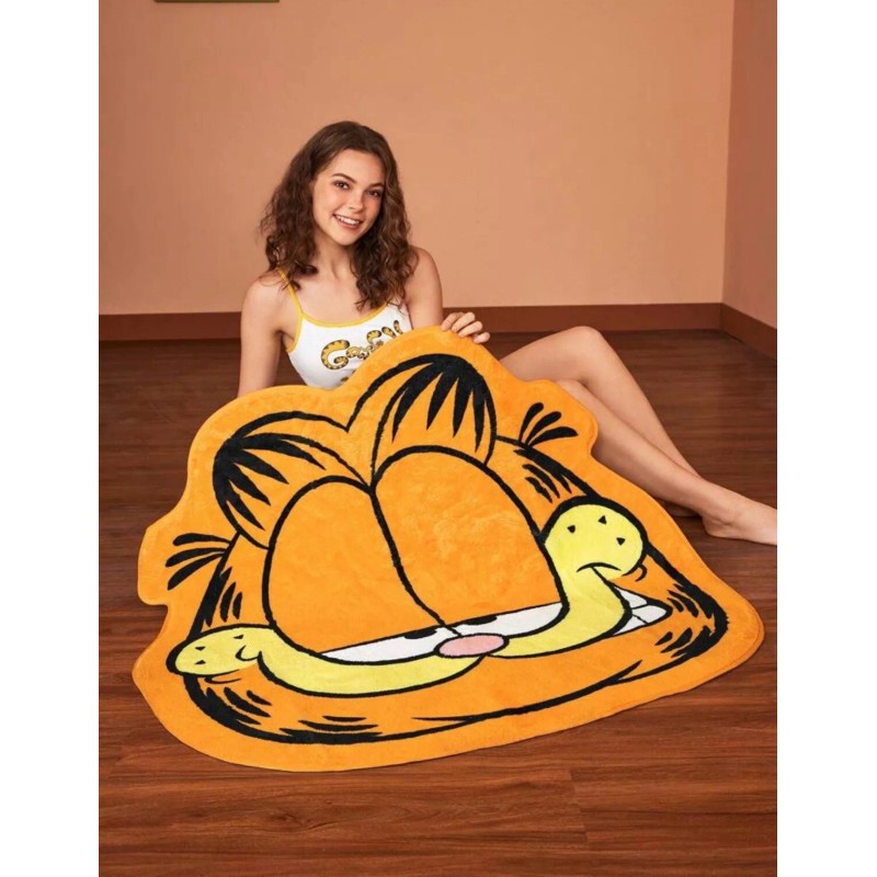 Garfield New 24” GARFIELD The Cat HEAD Floor RUG Plush