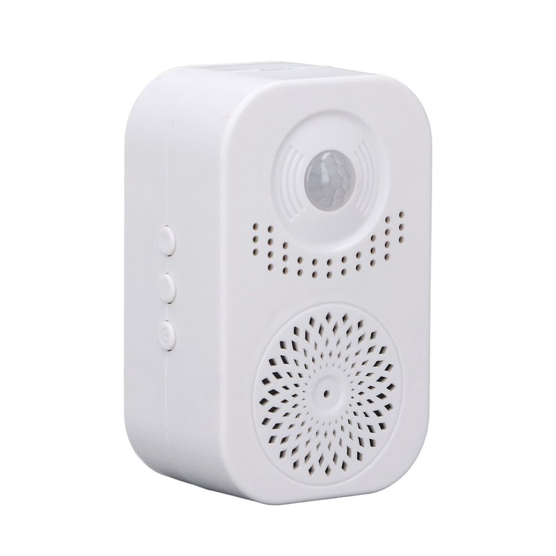 Wireless Motion Sensor Doorbell Voice Reminder Welcome Buzzer Ringtones Volume