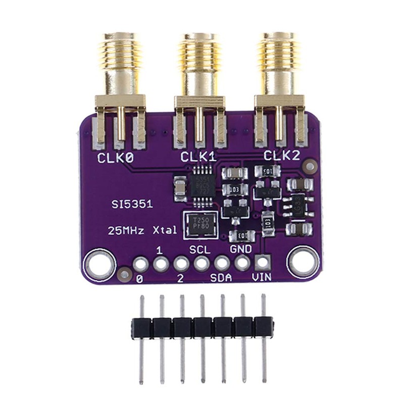Hailege Si5351A I2C 25MHz I2C High Frequency Signal Generator Breakout