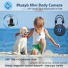 Muayb Mini Body Camera 1080P, Wearable Body Cam with 180°