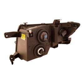 HEADLIGHTSDEPOT Chrome Left And Right Headlight Set Compatible With Ford Edge 2007-2010 CAPA Certified