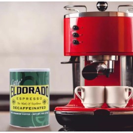 CAN Café Eldorado Espresso – Ground, 9 oz Can Decaf