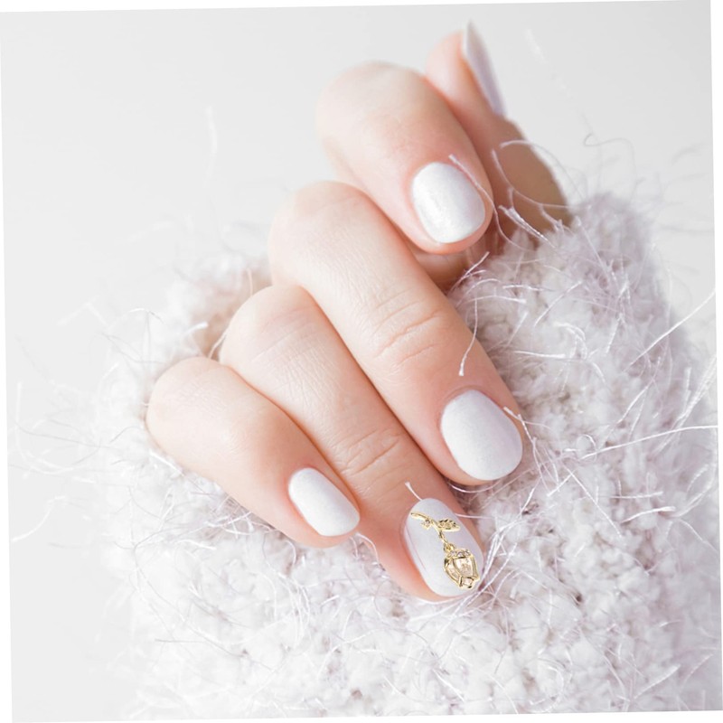 Mikinona Diy Nail Art Supply Rose Flower Nail Gems Manicure