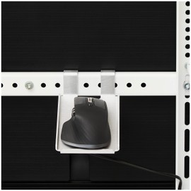 Pedestal Mouse Mount Aluminium - Practical Mouse Rest TV Stand - Aluminium Holder for Computer Mouse