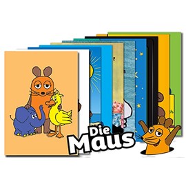 10-He Pack of: The 10 Most Beautiful The Mouse-Postcards + + + of Modern Times