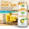Vinut Natural Pineapple Juice Drink with Pulp, (16.57 fl oz,