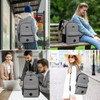 Liokesa Casual Laptop Backpack,School Backpack Large Bookbag with USB for