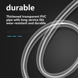 AIXXCUVQ Pump with for Aquarium Transfer Liquids Standheizung Aquarium Pump Kraftstofffilter Zahnriemensatz Mit Wasserpumpe, Gray,Thicken The Pipe, 1m