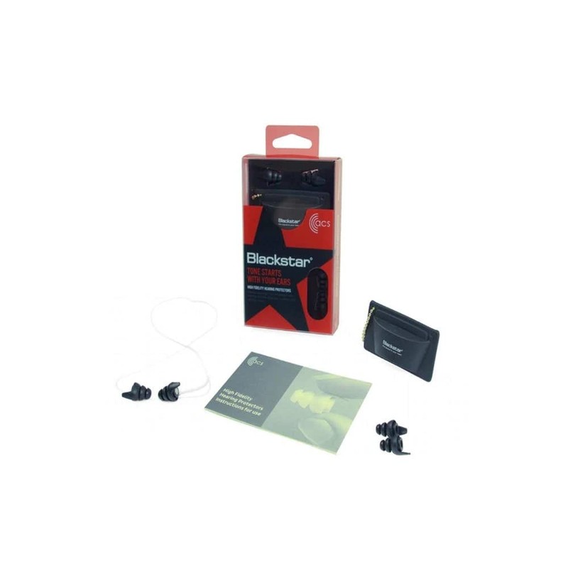 Blackstar ACS High Fidelity Filter Ohrstöpsel Gehörschutz für Musiker, Schlafen,