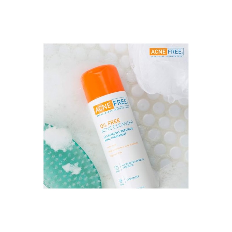 Acnefree Oil Free Acne Cleanser, 8 Ounce