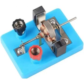 1Pc Blue DIY DC Electrical Motor Assemble KIT Science Lab Educational Physics Learning Experiment Ornaments for Electrical Motor Small in Size