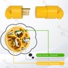 Muelenmy 10 PCS Electrical Plug+1 PCS Extension End Cord Replacement