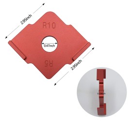 Set of 3 Radius Jig Router Templates Aluminium Alloy Radius Corners R5 R10 R15 R20 R20 R30