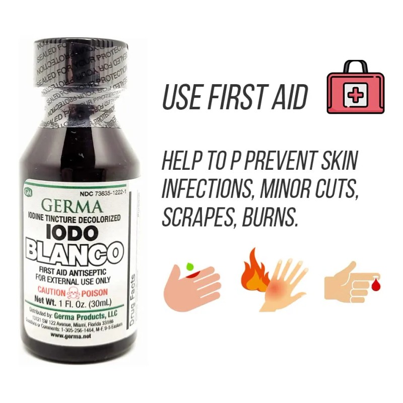 Líquido Decolorado Con Tintura De Yodo Germa