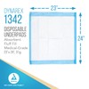 Dynarex Disposable Underpads, Medical-Grade Incontinence Bed Pads to Protect Sheets,