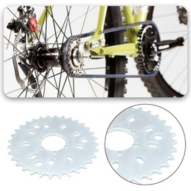 SING F LTD 1 pc 32T Motorized Bicycle Sprocket 135mm Sprocket 9 Hole Sprocket Mount Kit Compatible with 49cc 50cc 66cc 80cc Motorized Bicycle