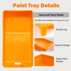 Mister Rui Paint Tray Liner, Disposable Paint Tray, 4" Sturdy