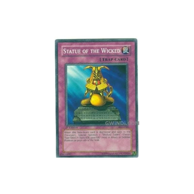 Yu-Gi-Oh! - Statue of The Wicked (PGD-046) - Pharaonic Guardian