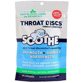 Throat Discs Throat Lozenges Original Formula 46 Lozenges (Value Pack of 6)