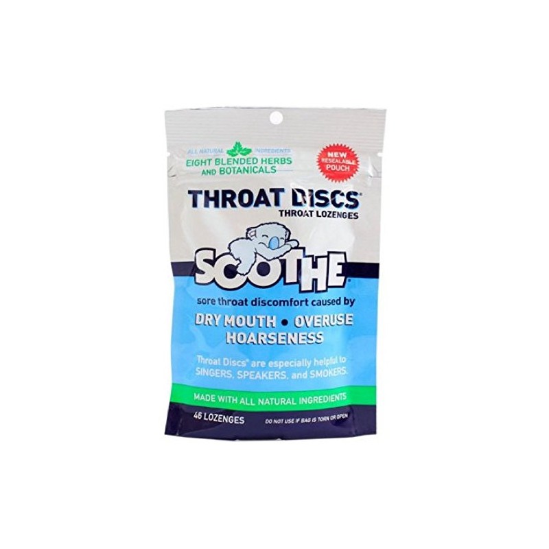 Throat Discs Throat Lozenges Original Formula 46 Lozenges (Value Pack