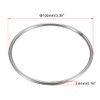 sourcing map 201 Stainless Steel O Ring 100mm(3.39") Outer Diameter