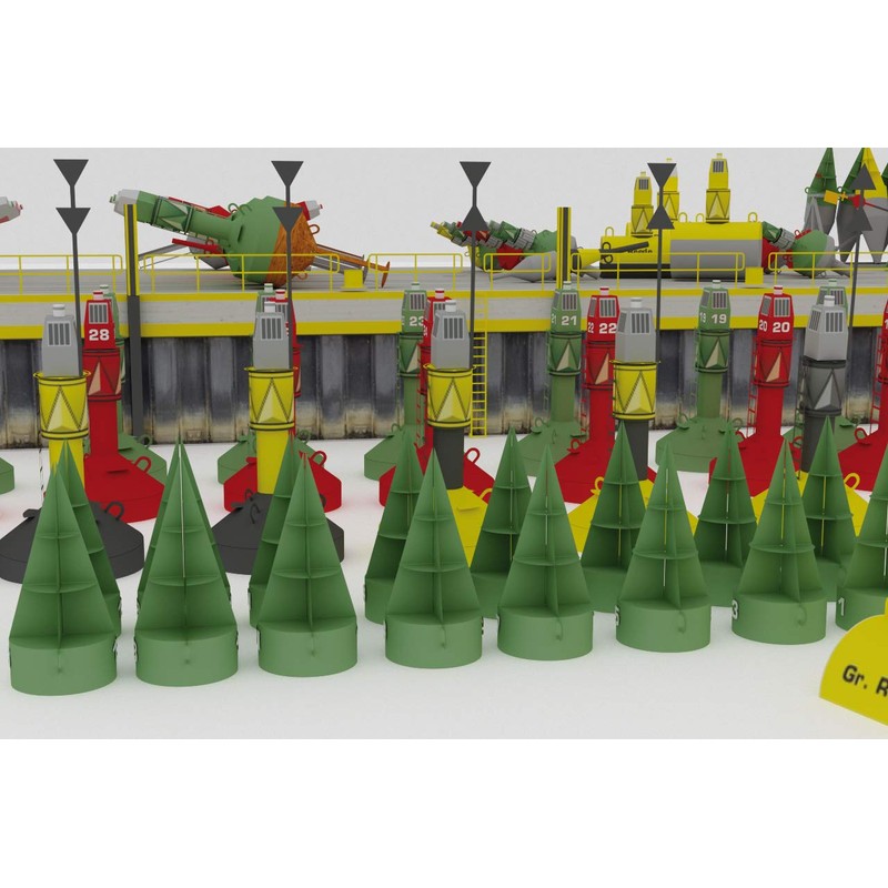 HMV 3480 Cardboard Model Region A - Sea Sign 1