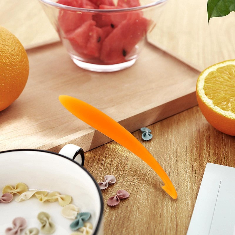 1PCS Plastic Orange Peeler, Long-Handle Orange Peeler Tool Orange, Orange