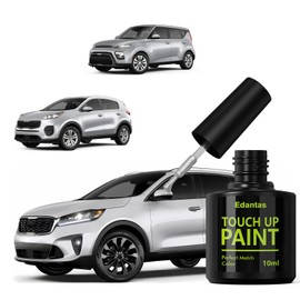 Edantas KCS/KC Sparkling Silver Touch Up Paint for Kia Cars, Professional Auto Touch-up Paint Scratch Repair Kit, Automotive Paints Exact Match Compatible with Sportage/Sorento/Soul/Optima