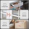 EZRENOVA 20 Pack Rose Gold Cabinet Handles and Knobs -
