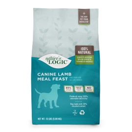 NATURE'S LOGIC Dog Food Canine Meal Feast, Lamb