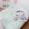 Herding Babybest Zebra Microfibre Fleece Blanket, 75 x 100 cm,