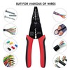 WGGE WG-015 Professional 8-inch Wire Stripper/wire crimping tool, Wire Cutter,