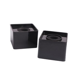 Vaguelly Square Mic Flag Interview Mic Abs Molding Portable Microphone for Station Logo