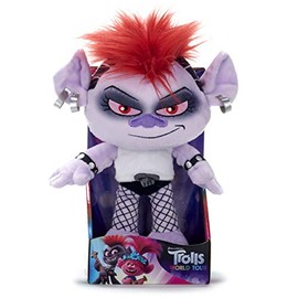 Posh Paws 37445 Trolls World Tour Queen Barb Soft Toy 25cm (10 inches), Multi