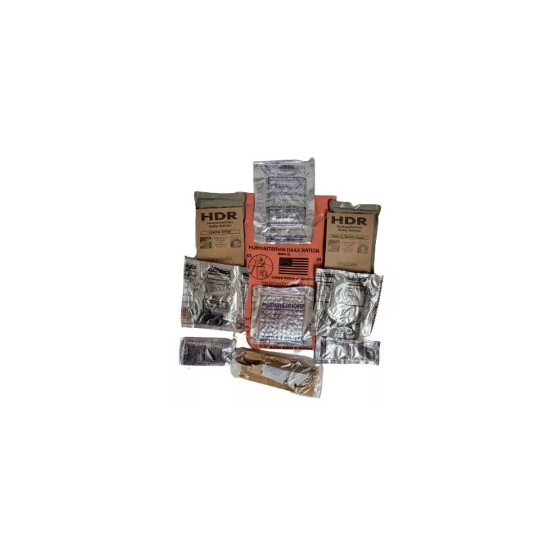 Army Surplus, Sopakco, Ameriqual, Wornick 1 Humanitarian Daily Ration MRE