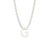 Aeon Jewellery Alphabet Initial Necklace - G | 925 Sterling