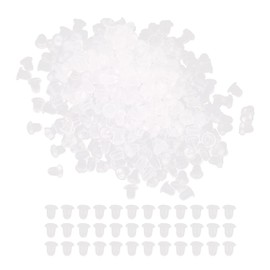 Respaldos de Aretes de Silicona Transparente 500 Piezas