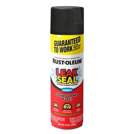 Rust-Oleum 351903 LeakSeal Flexible Rubber Coating Spray, 15 oz, Black, (Pack of 1)