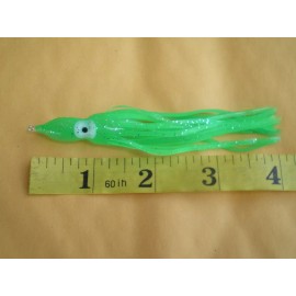 Unbranded 99 PCS. 4" (10cm.) SQUID SKIRT HOOCHIES, OCTOPUS LURE BAITS, MULTICOLOR PACK