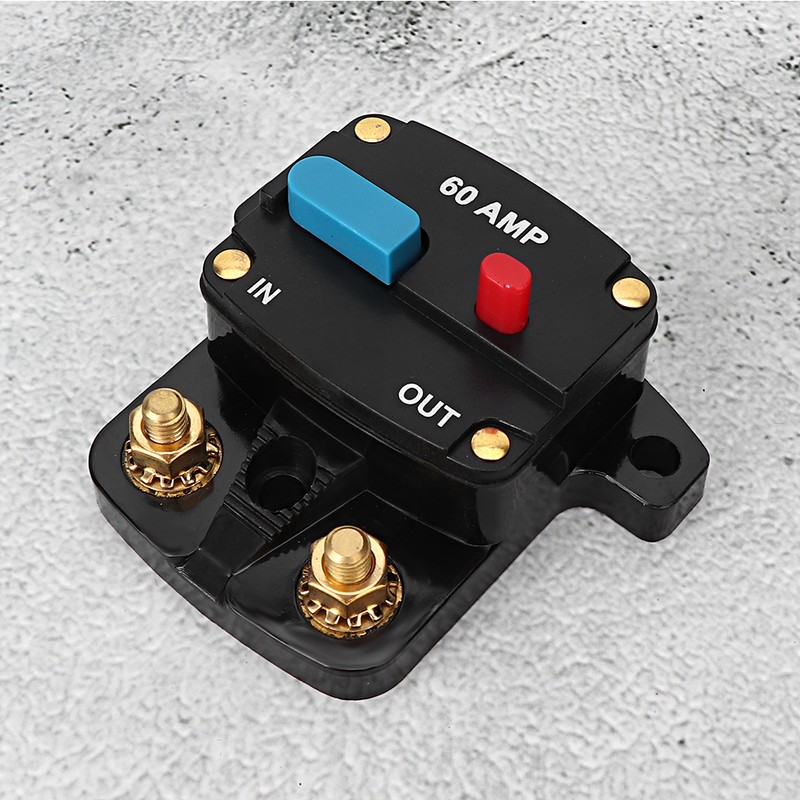 12V 60A Car Audio Stereo Circuit Breaker Manual Resettable Fuse