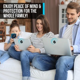 PWR Guard Protection Shield (1 Sticker) - Frequency Neutralizer for Cell Phones, Laptops, and Tablets - Block Harmful Frequencies for Your Family