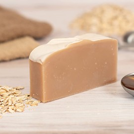 Goat Milk Stuff Goat Milk Soap - OATMEAL, MILK & HONEY | All-Natural, Creamy Lather, and Nourishing Soap Bar - Handmade (Box of 2)