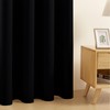 CUCRAF Black Blackout Curtains 72 inch Length 2 Panels Set,