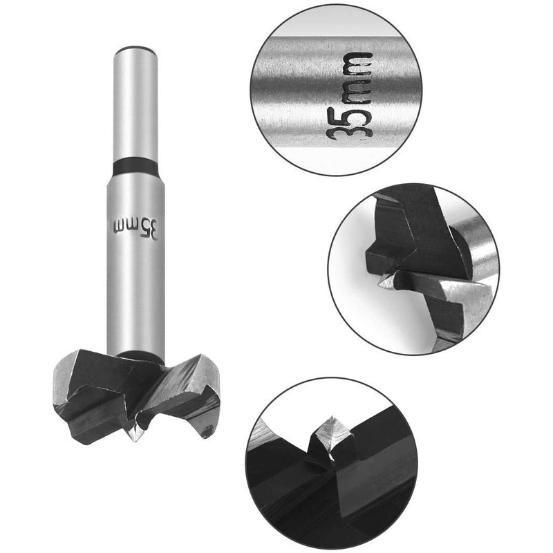 Iriisy Forstner Drill Bit for Wood, Core Drill Wood 5