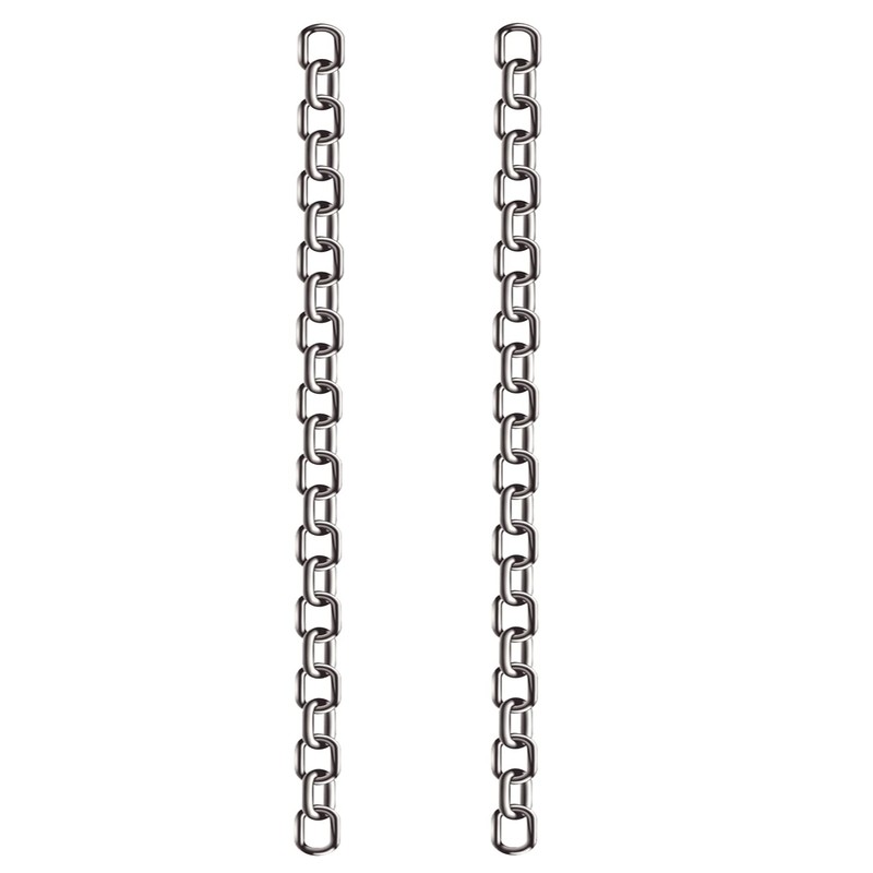 2 Pcs 5/32 x 23 Inch Link Chain 304 Stainless